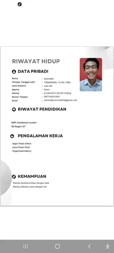 Cari kerja apah ajah