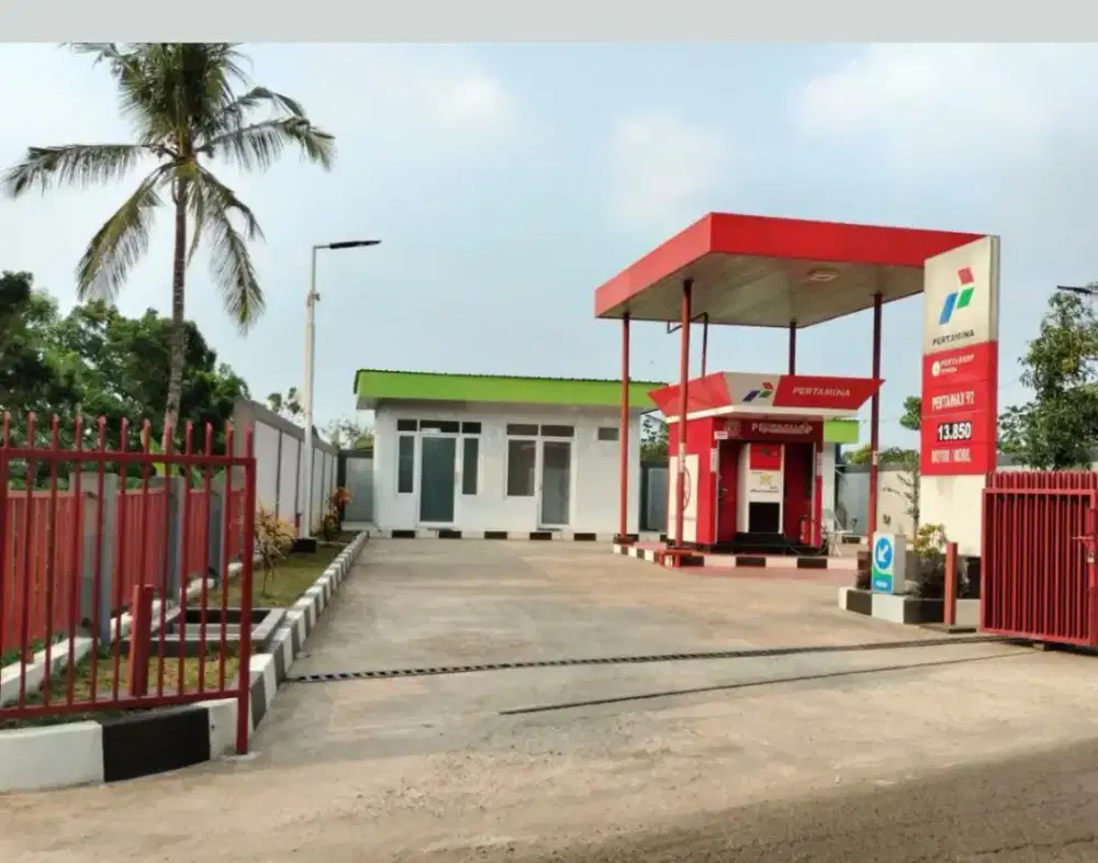 Dijual Tanah dan Usaha Pertashop Pom Pertamina