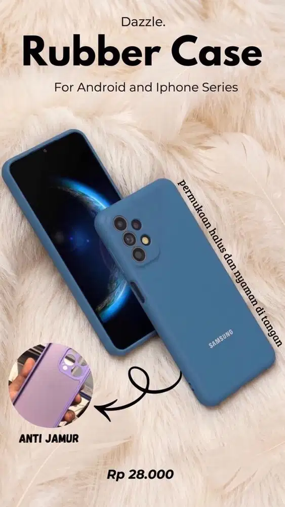 Softcase rubber Anti Lembab