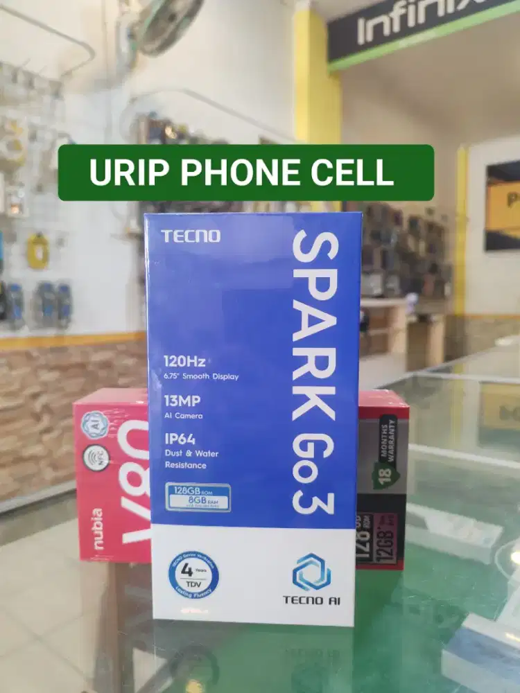 TECNO SPARK G0 3 4/128 promo+bonus cash & credit garansi Resmi