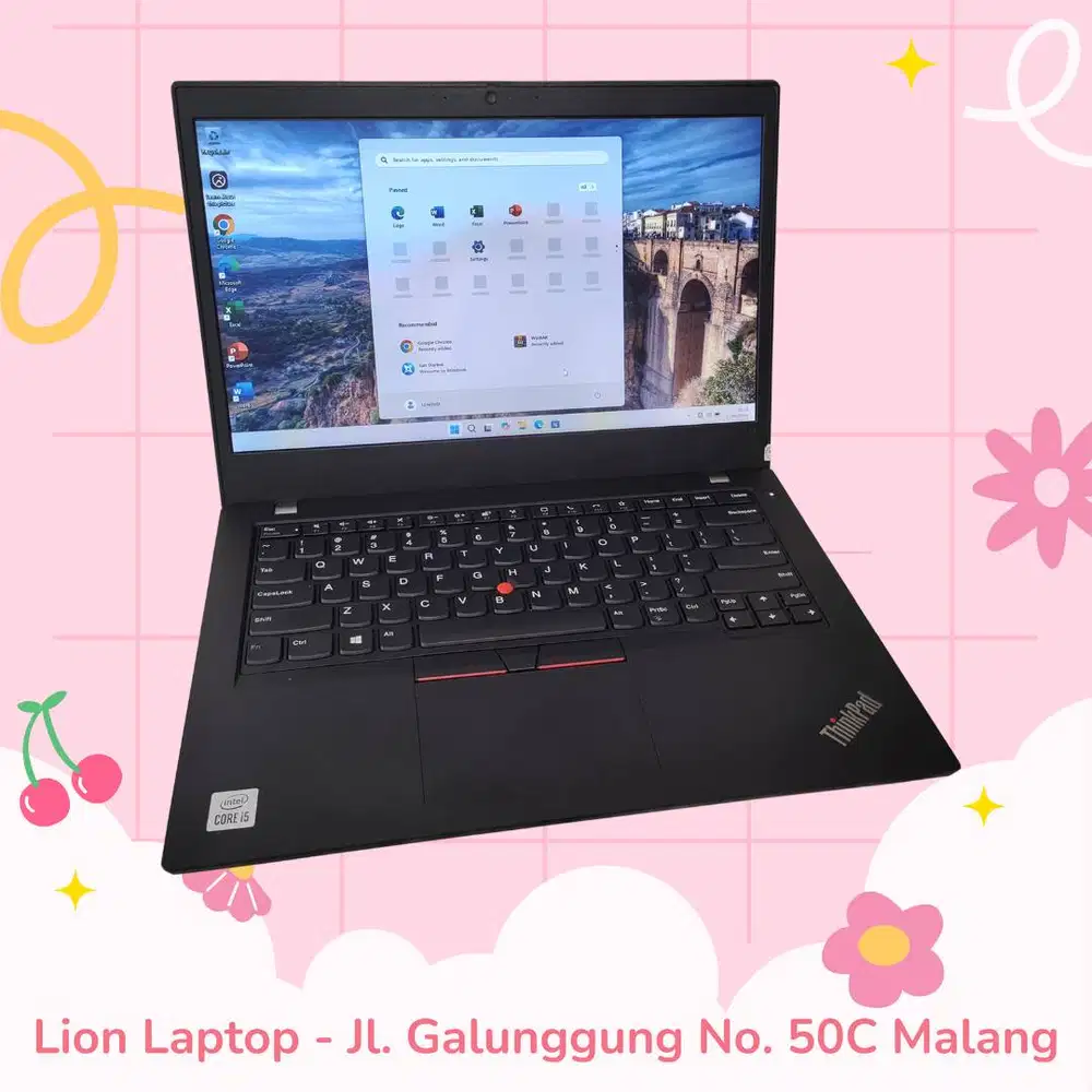 i5 Gen 10 Murah RAM 8GB SSD 256GB Lenovo Thinkpad L14 [26|03]