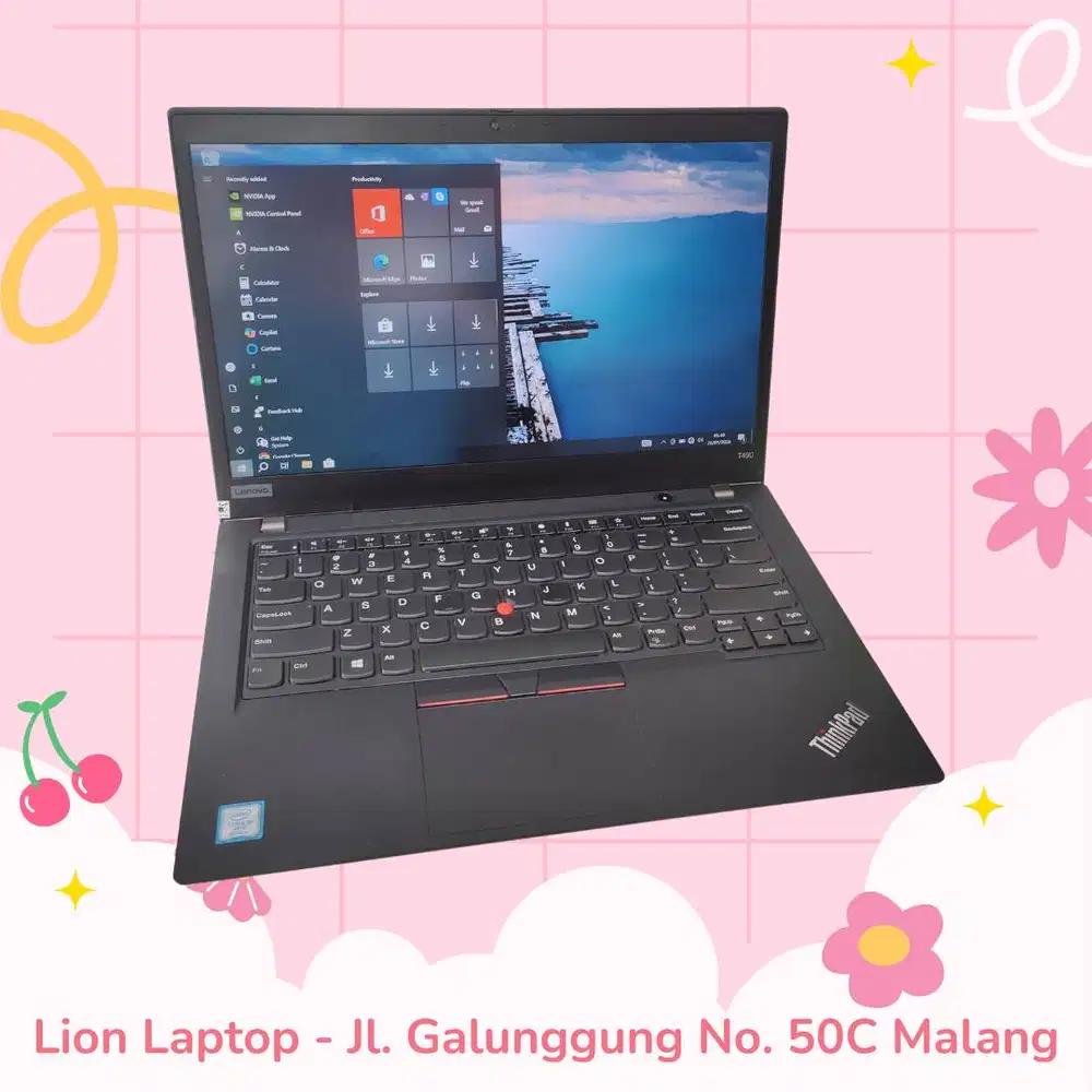 Double VGA NVIDIA Core i5 8/256 Slim Lenovo Thinkpad T490 [26|03]