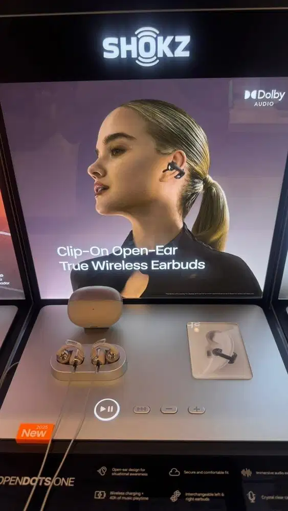 Shozk opendots ear clip