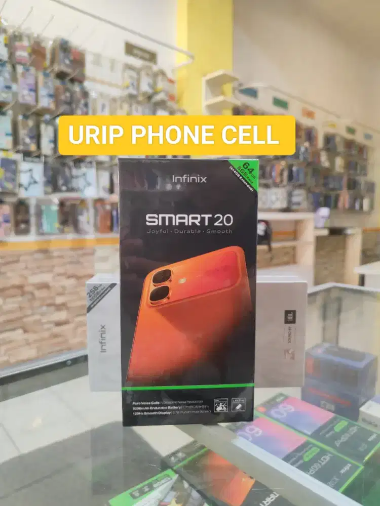 INFINIX SMART 20 4/128 promo+Bonus cash & credit garansi Resmi