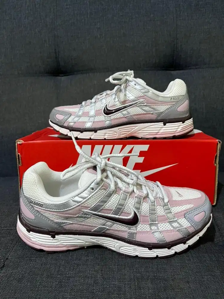 Sepatu Nike P6000 Silver Pink Burgundy Women's