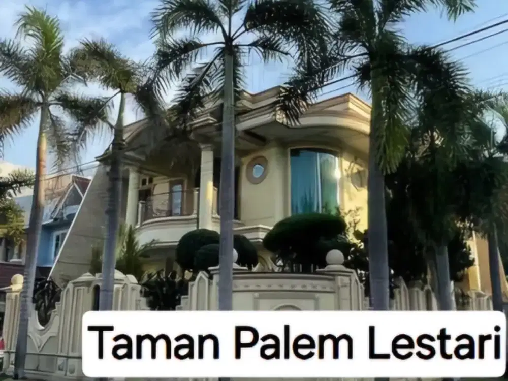 DIJUAL RUMAH HOOK KONDISI BAGUS DAN CANTIK HADAP TIMUR JUAL MURAH DI TAMAN PALEM