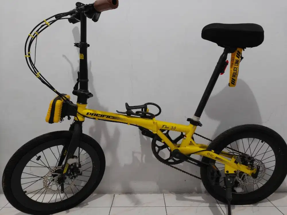 Sepeda Lipat Pacific Flux 3.0 - Yellow
