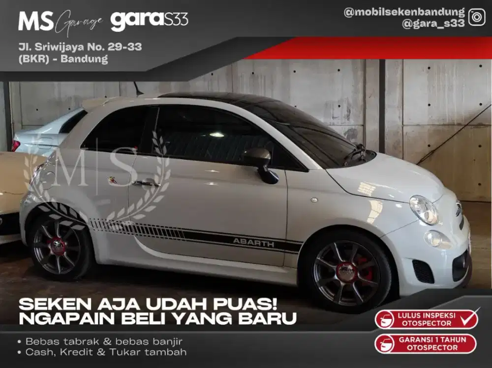 Rare! Abarth 500 AT (D) Turbo 2014/2016 Sunroof Fiat Turismo 595