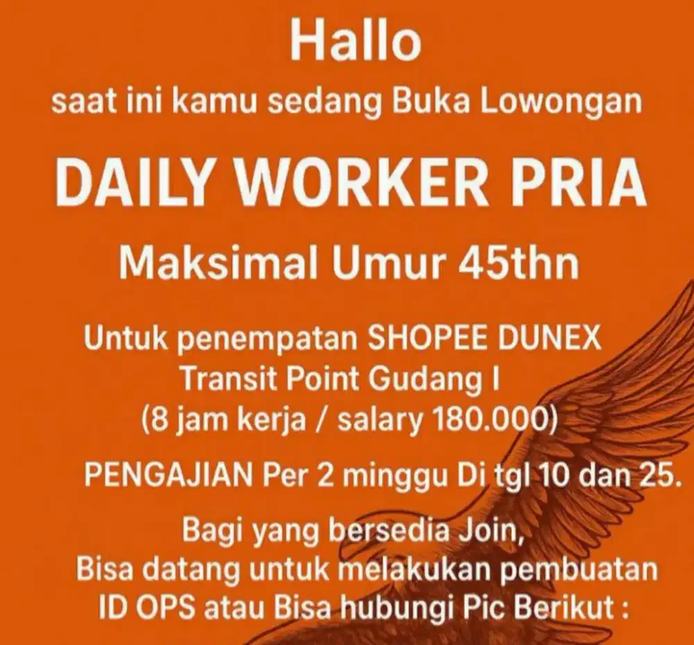 Freelance Sorter & In bound/outbound