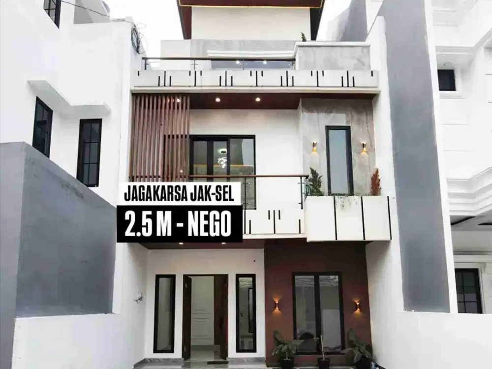 Rumah Baru Dalam cluster pinggir jalan raya dijagakarsa