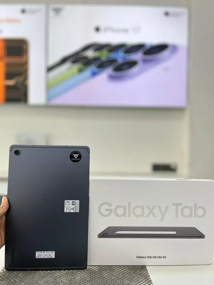 Samsung tab s10 lite 5g 6/128Gb fullset, garansi resmi/sein 9 bulan