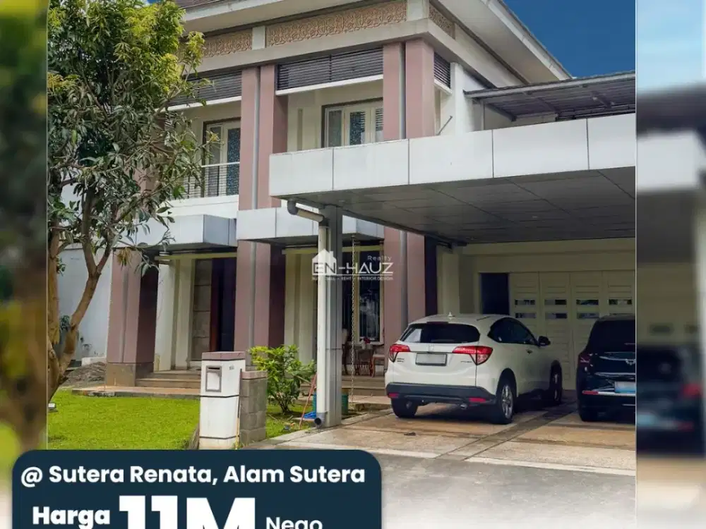 (YG) DIJUAL RUMAH SUTERA RENATA, ALAM SUTERA