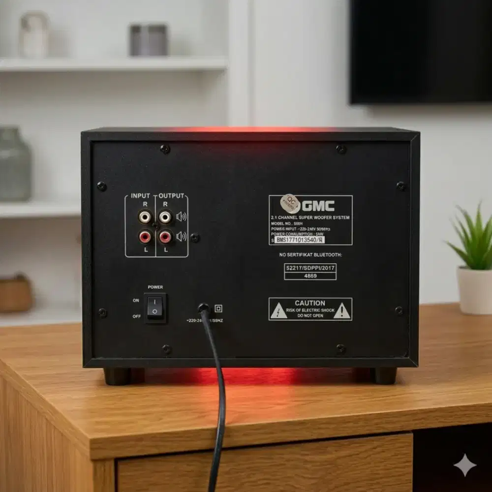 Speaker GMC 886H Aktif Bluetooth Bekas 98% Mulus | Normal Siap Pakai