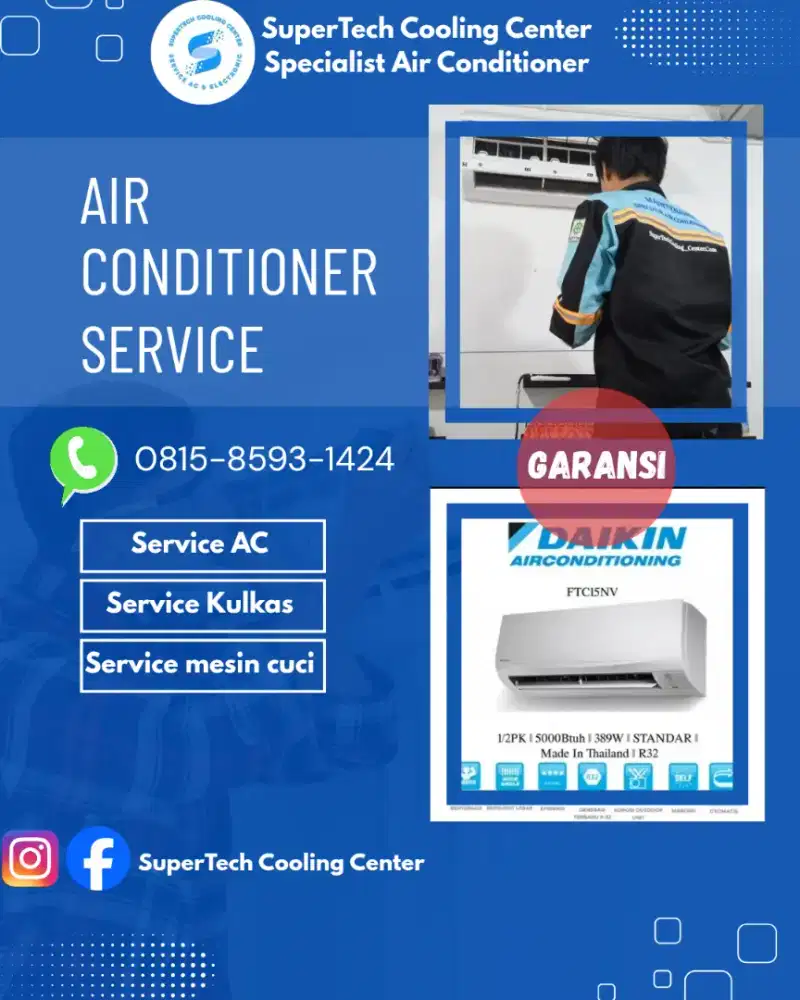 Cuci AC Dan Bongkar Pasang Ac