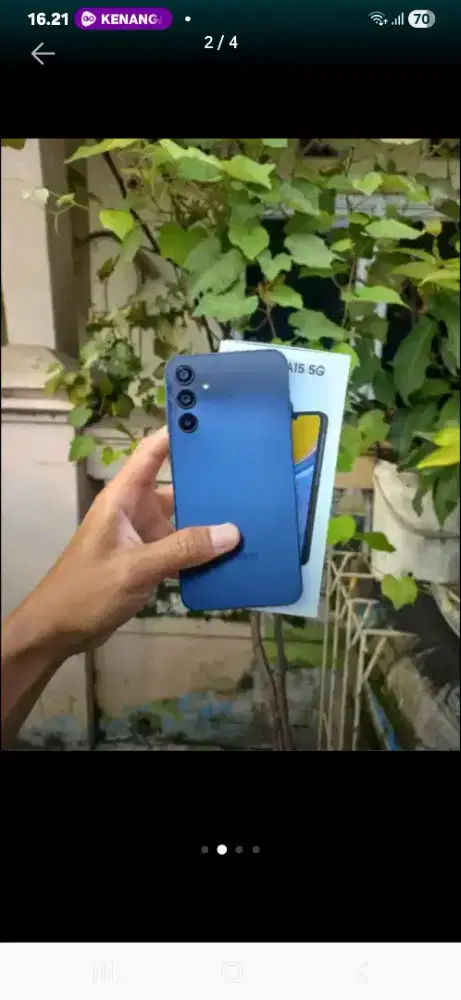 Samsung A15 4G like new 8/128 pulset ori mulus 99% no lecet