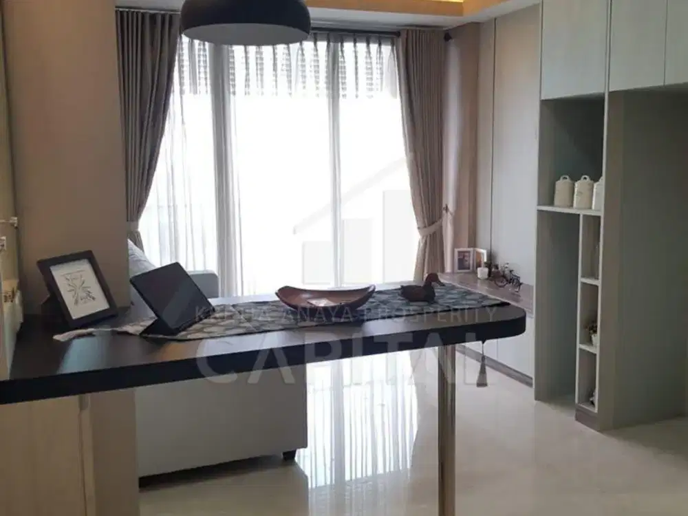 APARTEMENT SIAP HUNI SUDAH FURNISHED DI LANDMARK RESIDENCE 3 BEDROOM