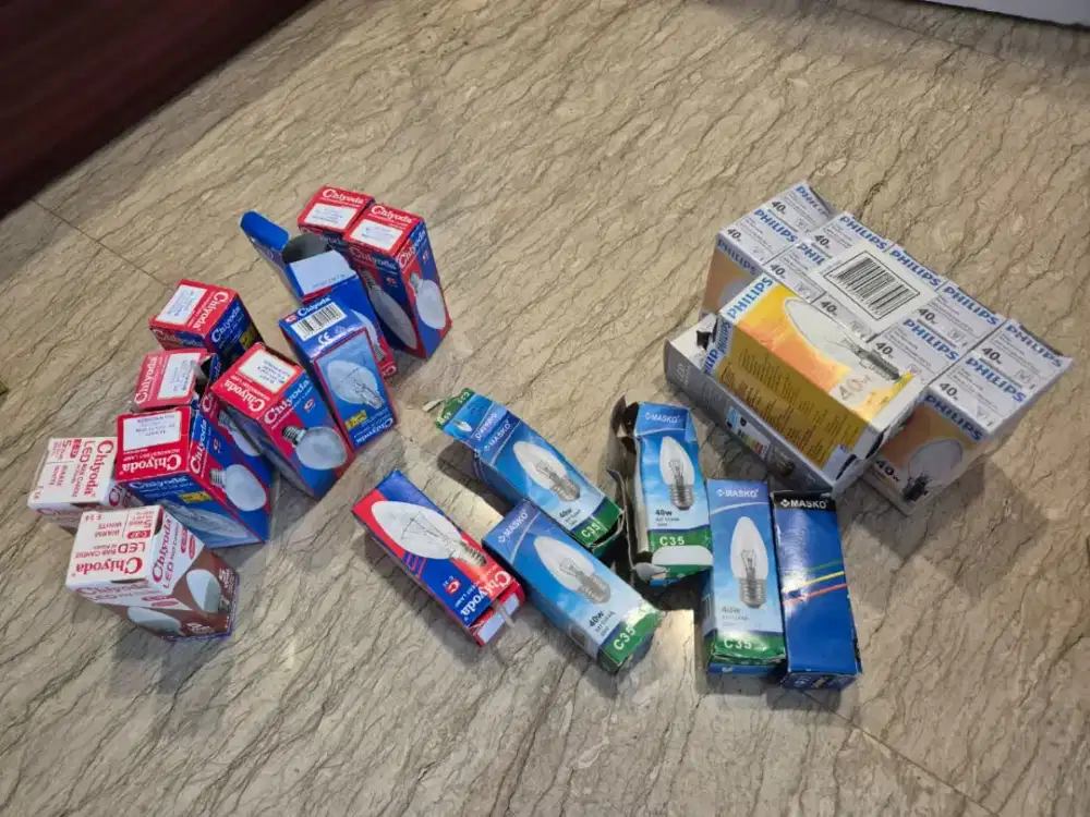 Lampu lilin/lampu Stan Philips, Chiyoda dan masko 40W E14/C35/E21