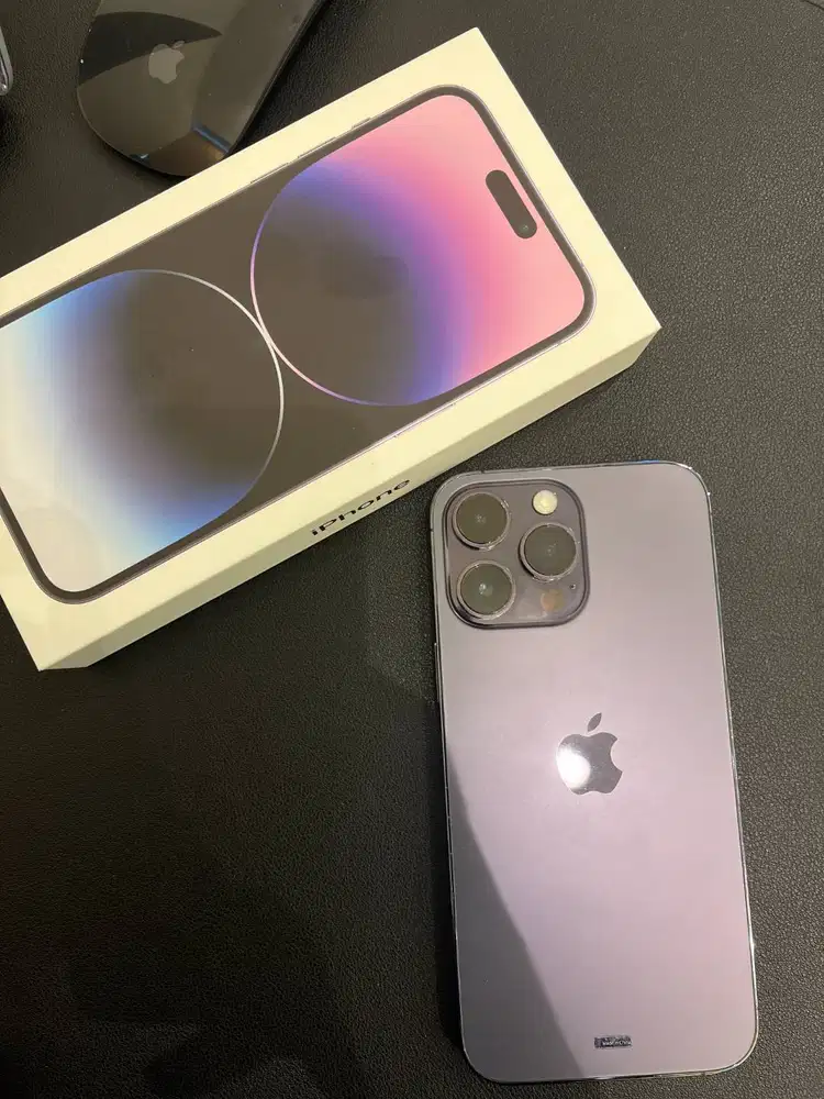 iPhone 14 Pro Max 128GB Deep Purple (Fullset Ori + Bonus)