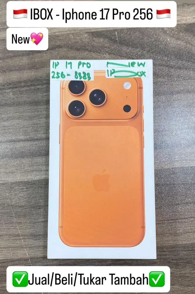 Iphone 17 Pro 256 Gb Cosmic Orange New Resmi Ibox Bisa cicilan