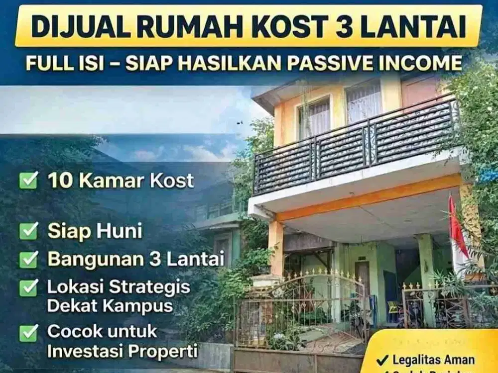 Kos tingkat dekat kampus Unsoed Purwokerto