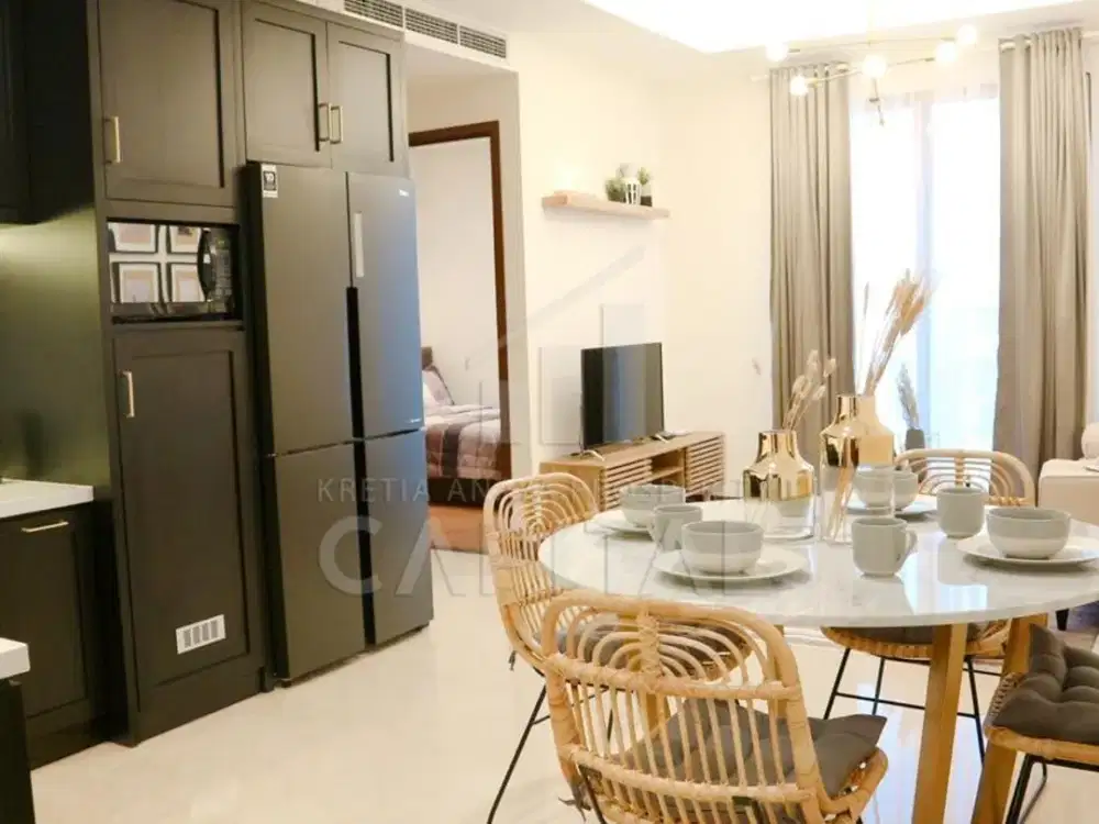 APARTEMENT NYAMAN FULLY FURNISHED LUX DI HEGARMANAH RESIDENCE TYPE ONYX