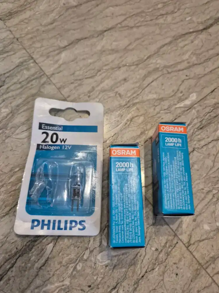 Osram dan philips 20W halogen bulb