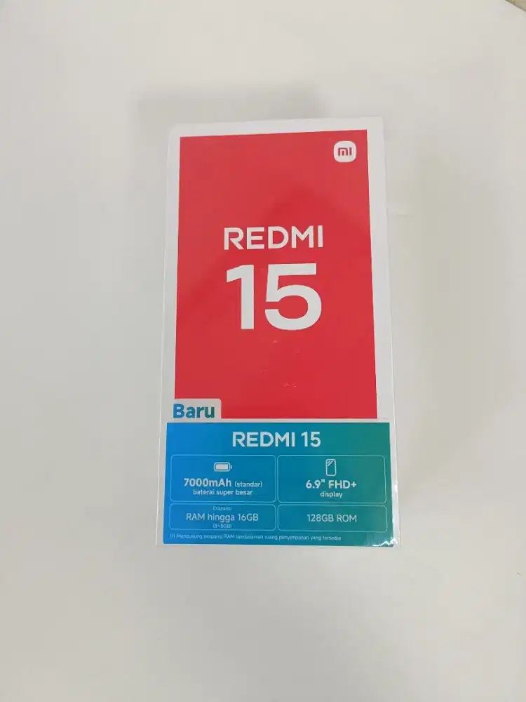 New Xiaomi redmi 15 8/128gb resmi