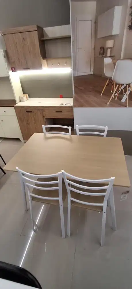 SET MEJA MAKAN MINIMALIS