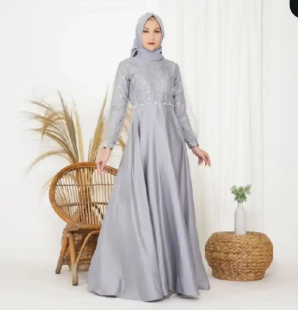 Dress brukat remaja kekinian outfit terbaru