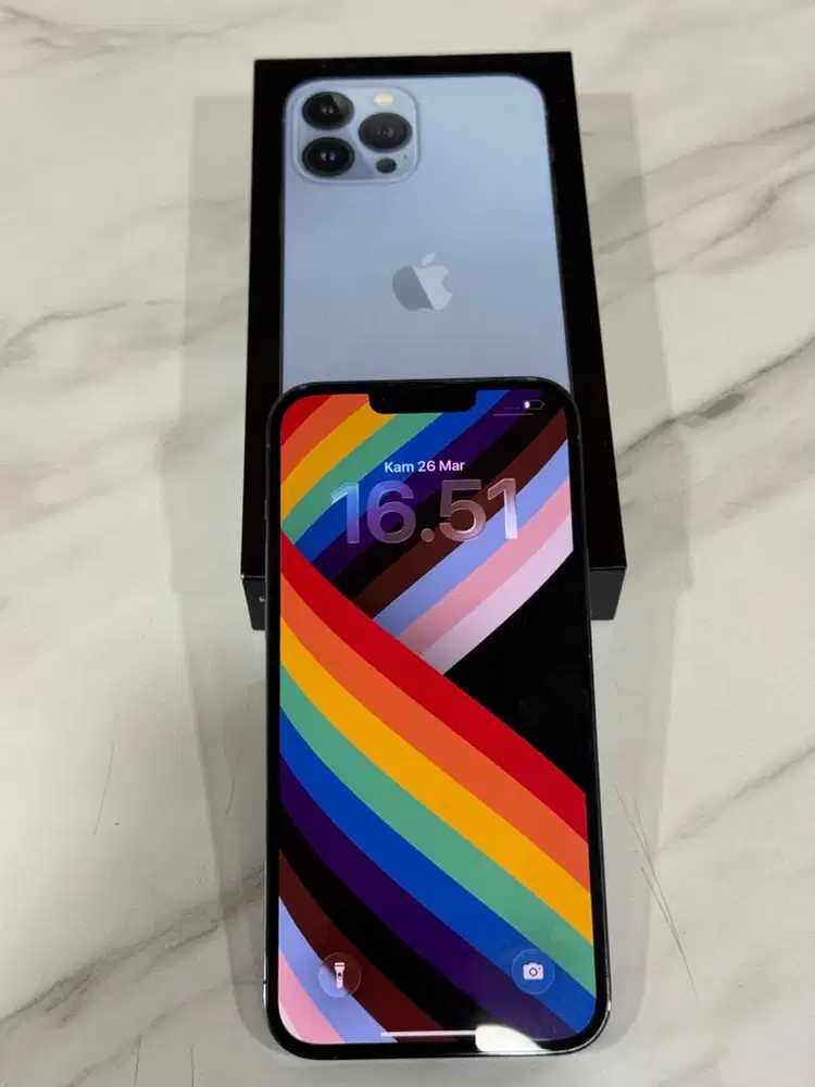 iPhone 13 ProMax 256GB Sierra Blue mulus fullset