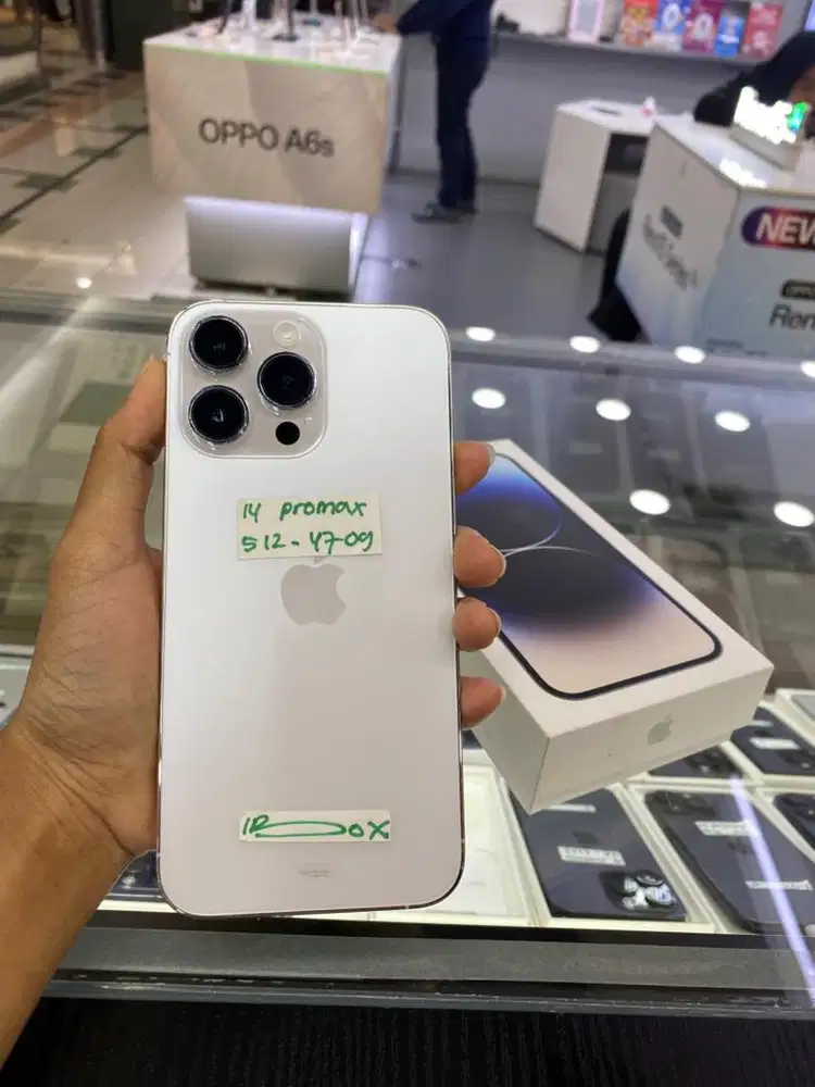 Iphone 14 Promax 512 Silver garansi ibox