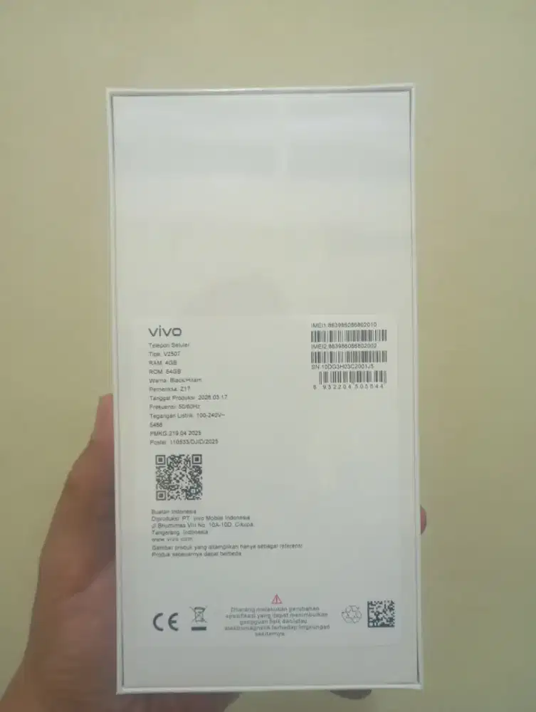 Vivo Y19s pro new segel box