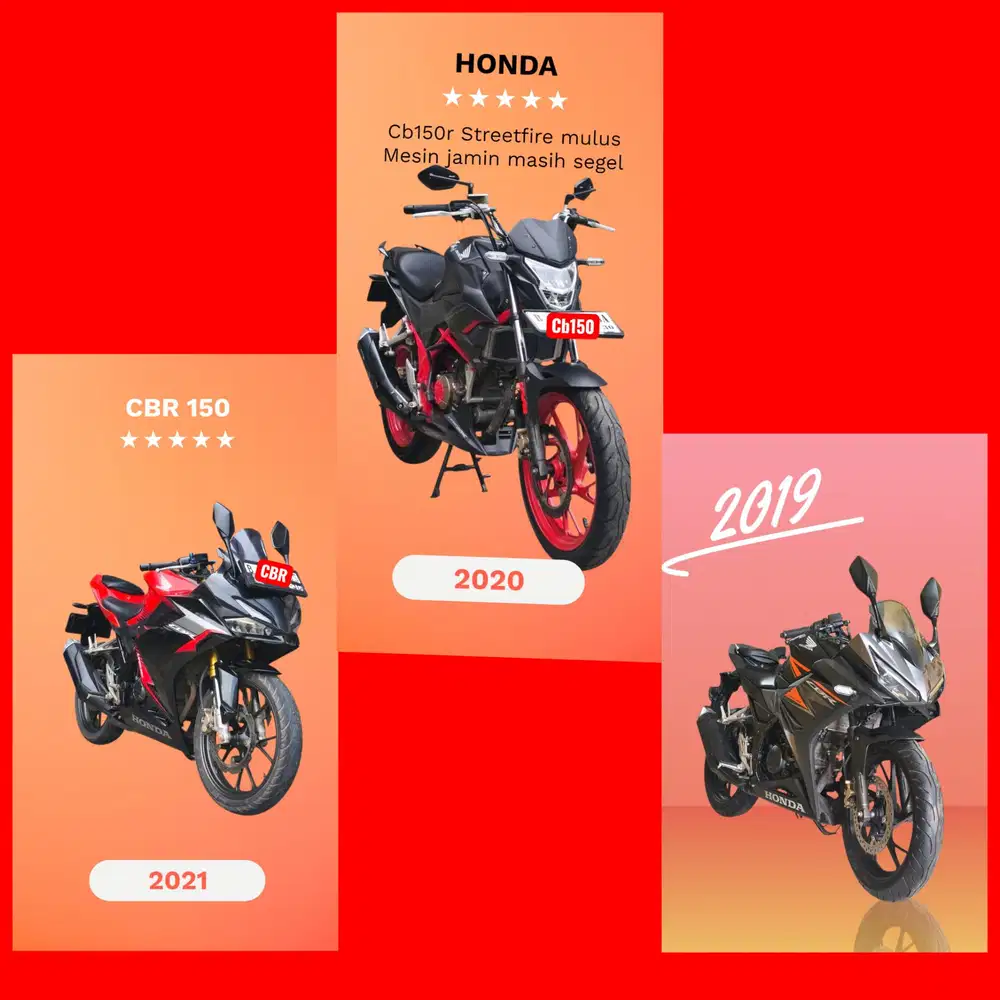 Dp 800rb Honda CBR 150 R CB 150R (KTp luar bs kredit) cb150r cb 150