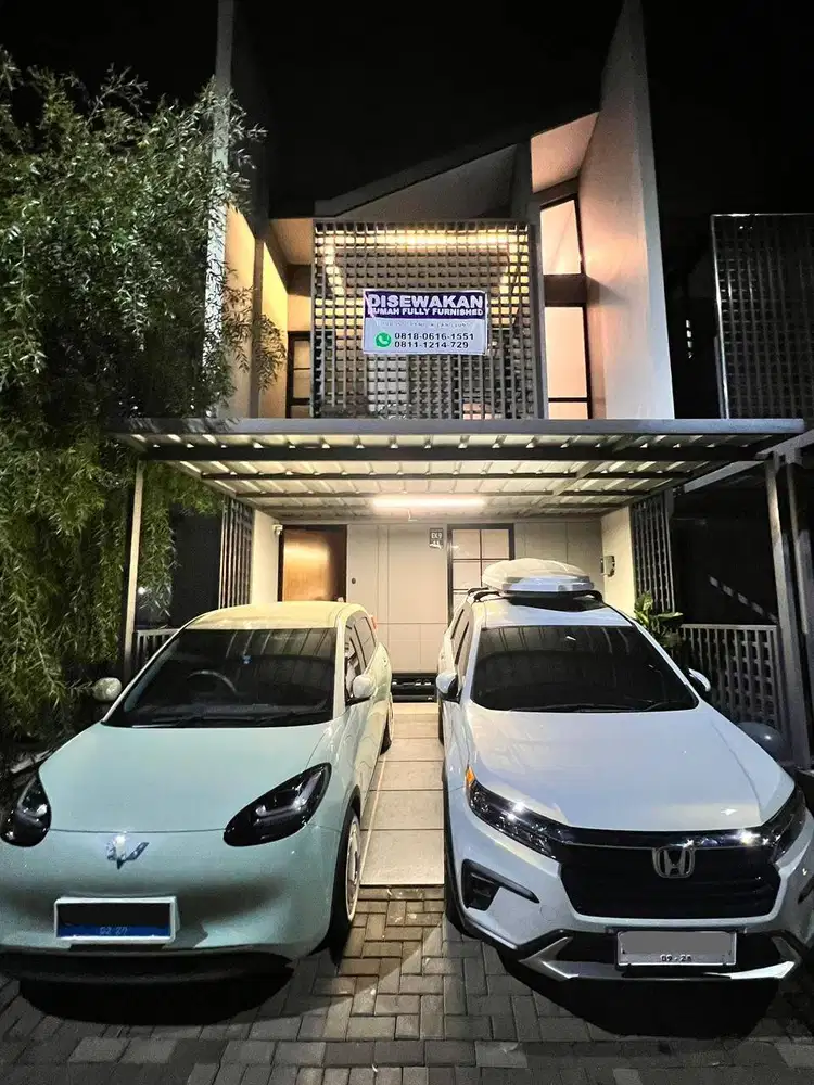 JUAL CEPAT! Rumah 2 Lantai Full Furnished & Elektronik, Siap Huni!