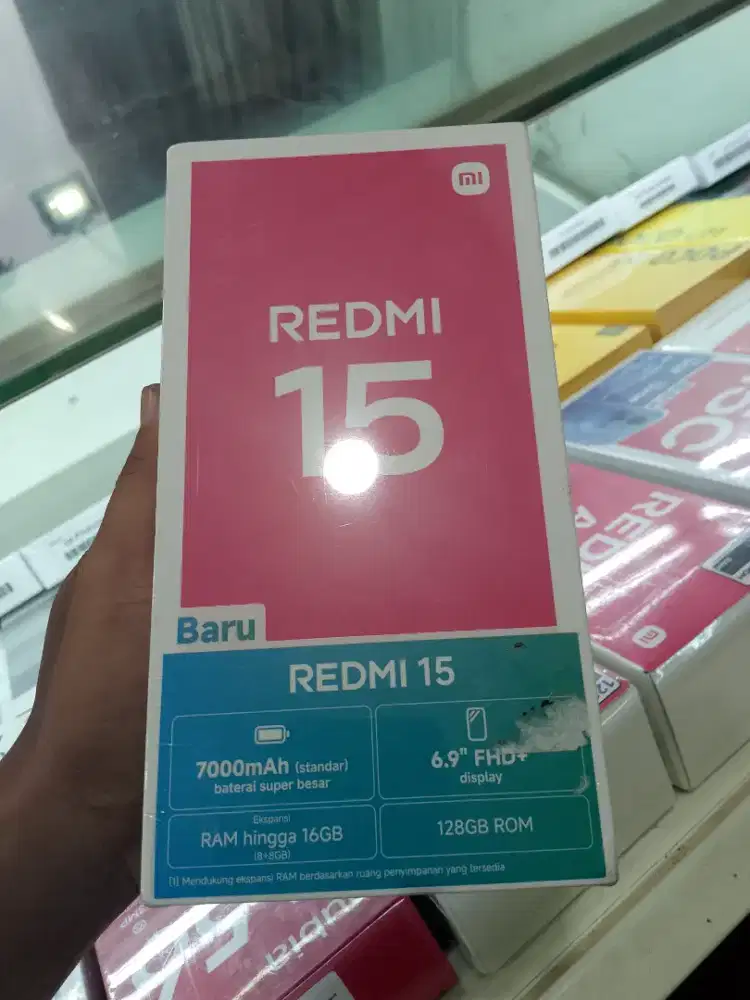 New redmi 15 8/128 garansi resmi 1th