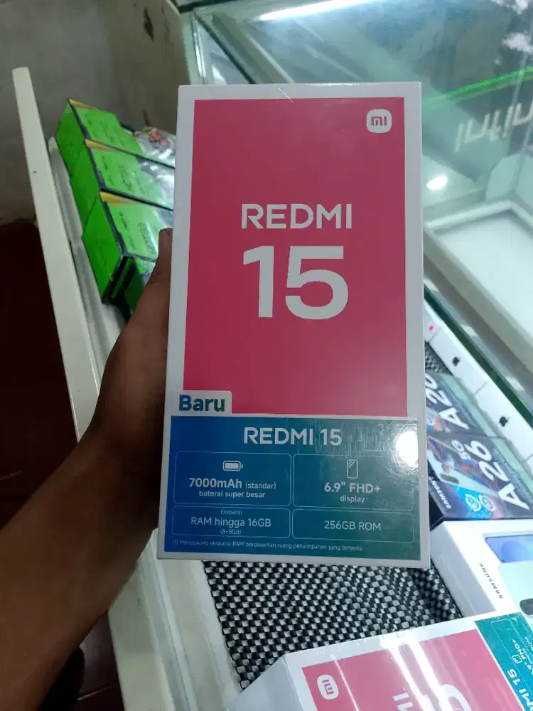 New redmi 15 8/256 garansi resmi 1th