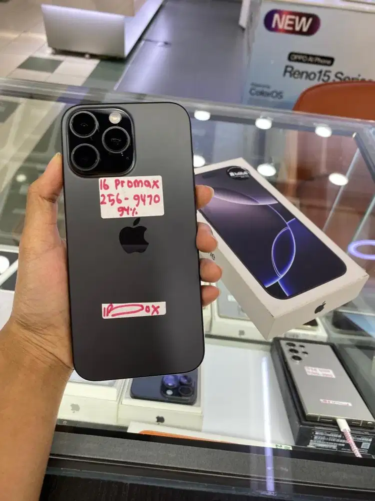 Iphone 16 Promax 256 Hitam garansi ibox