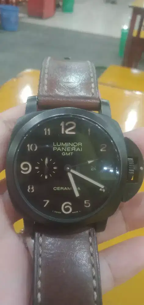 Jual arloji Panerai GMT matic.
