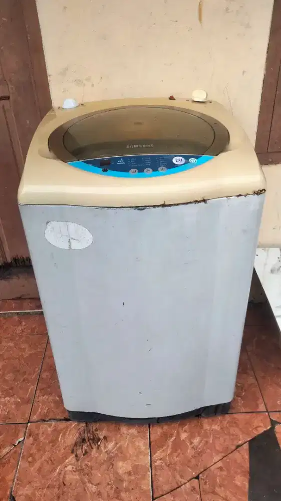 Jual mesin cuci 1 tabung sudah manual merk Samsung 7,5 kg