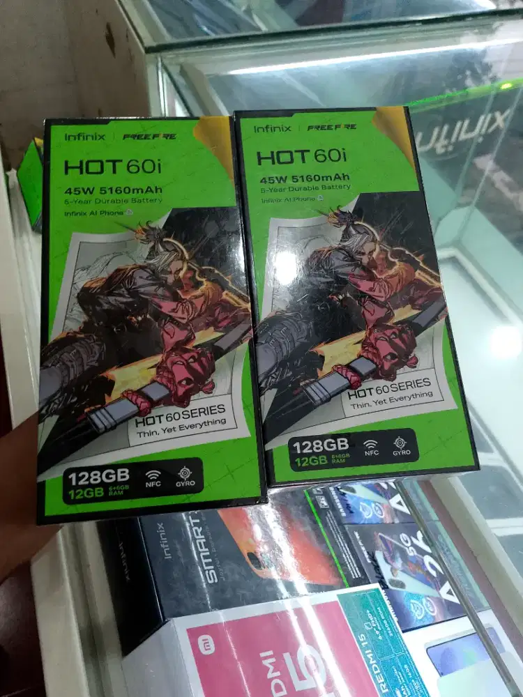 New Infinix hot 60i 6/128 garansi resmi 1th