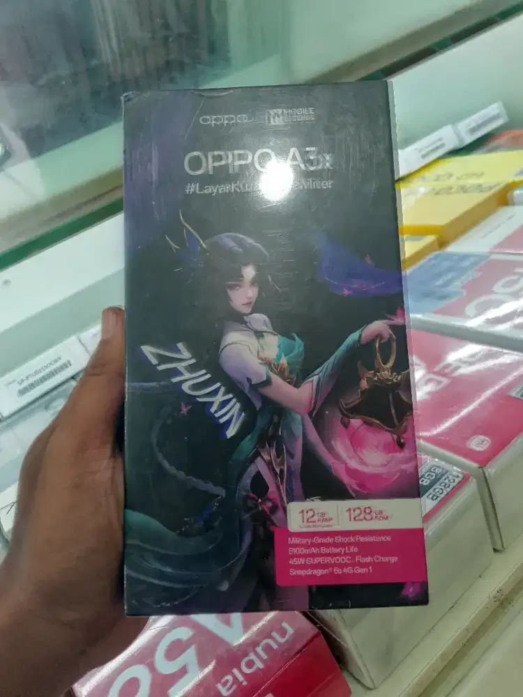 New Oppo a3x 6/128 garansi resmi 1th