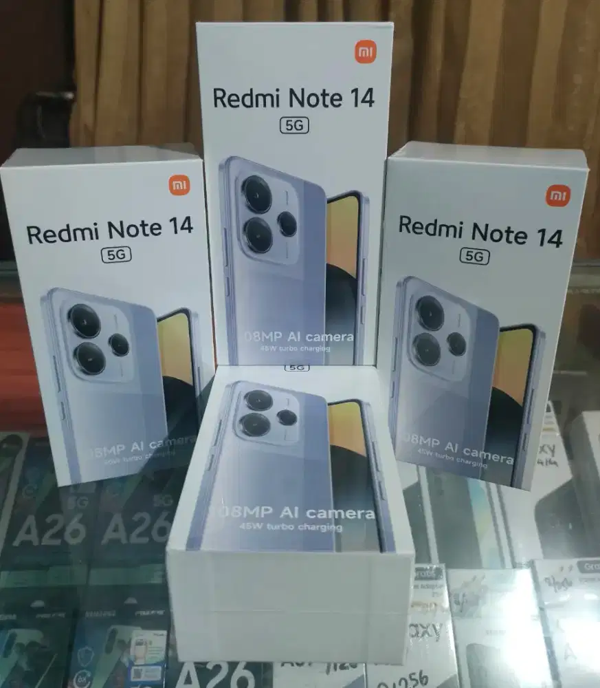New Xiaomi Redmi Note 14 5G Ram 8/256 GB Garansi Resmi 1 Tahun