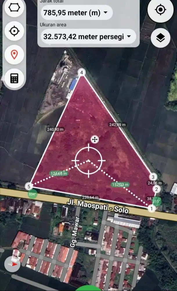 Tanah Pekarangan Kawasan Industri Ngawi