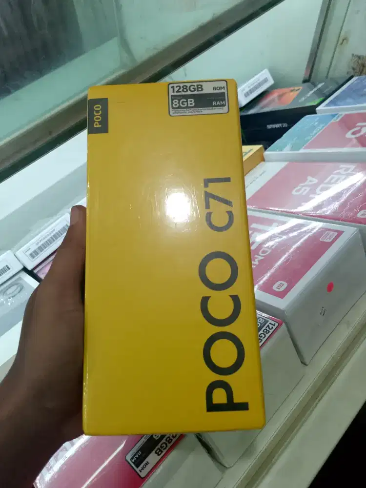 New Poco c71 4/128 garansi resmi 1th