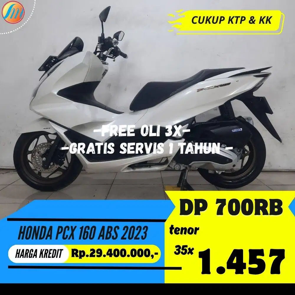 KREDIT MURAH DP HANYA 700RIBU HONDA PCX 160 ABS 2023 ANSGURAN RINGAN