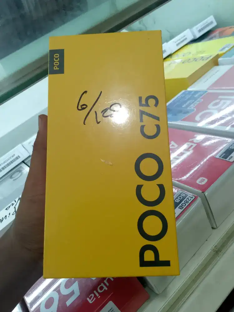 New Poco c75 6/128 garansi resmi 1th