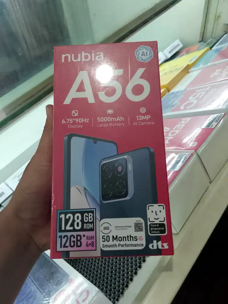 New Nubia a56 4/128 garansi resmi 1th