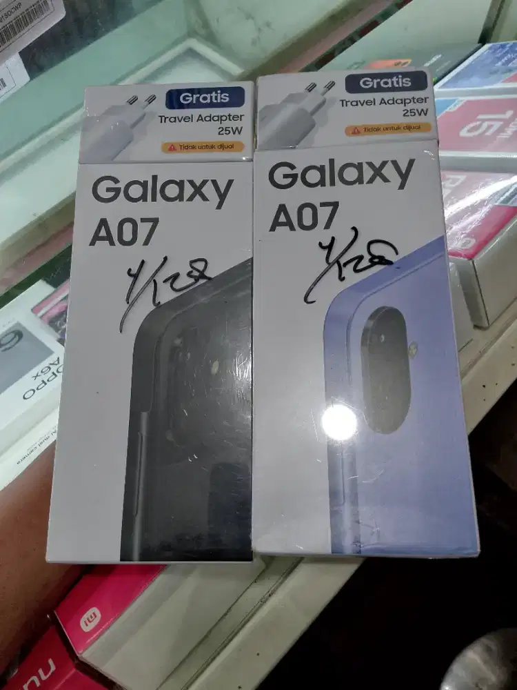 New Samsung a07 4/128 garansi resmi 1th