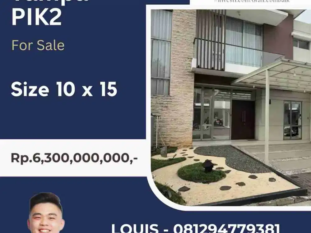 RUMAH PIK2 SHM TERMURAH