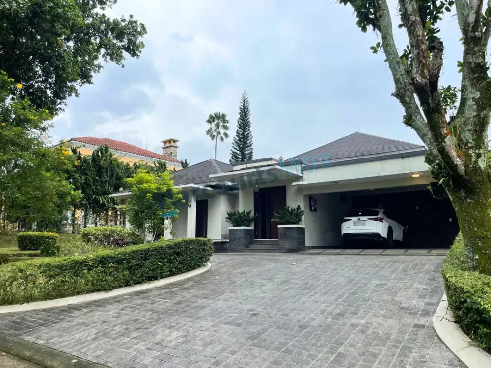 Dijual Rumah Mewah Rasa Villa Aesthetic di Rancamaya Bogor – View Gunung Salak, Semi Furnished, Lingkungan Elite & Nyaman